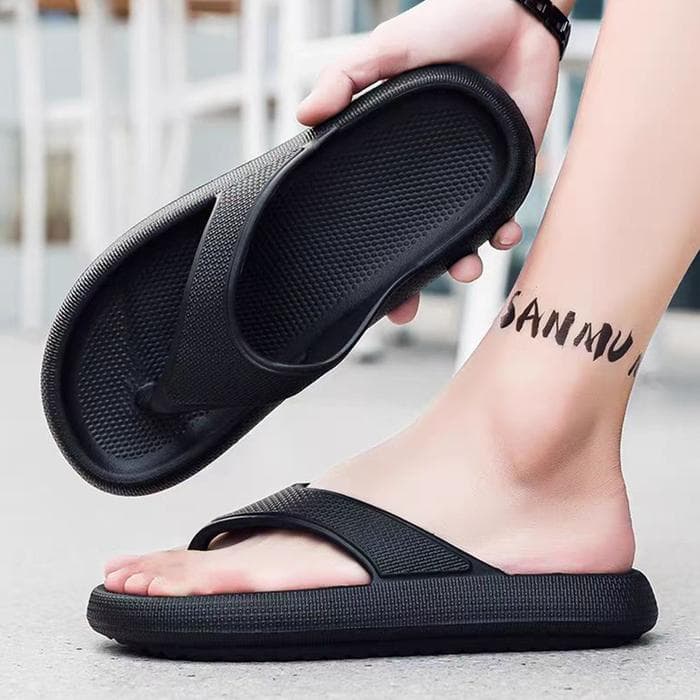 Sandal jepit selop Pria-wanita Terbaru Elegan Empuk dan Anti-Slip sepatu model baru